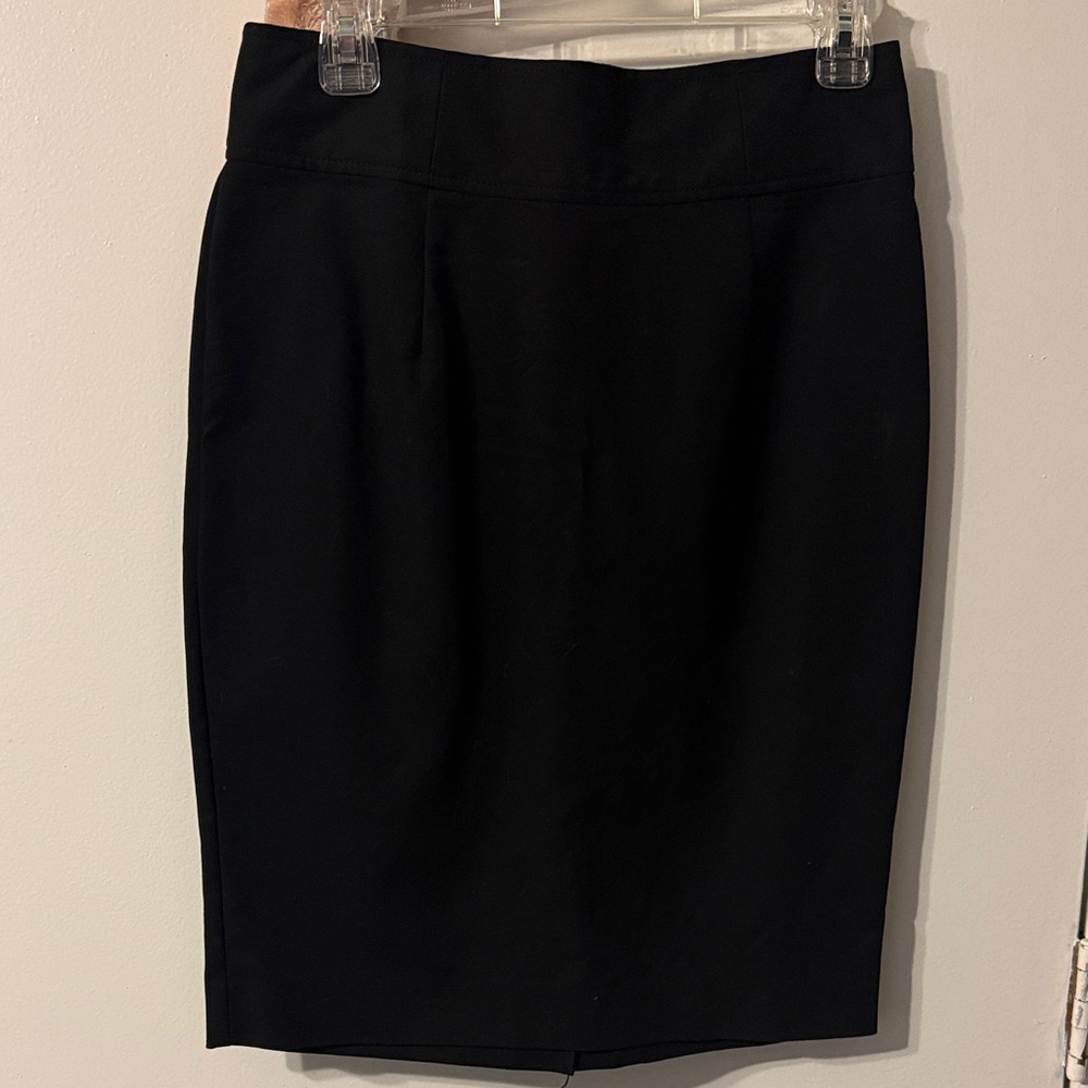 Old Navy Black Tailored Pencil Skirt